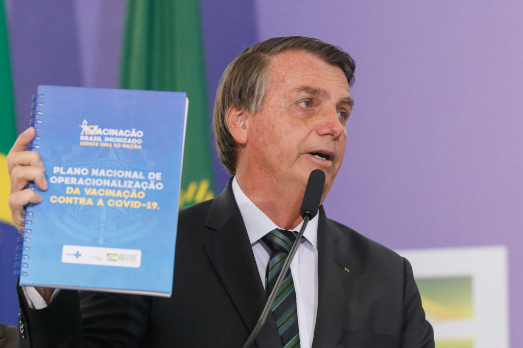 16/12/2020 Lançamento do Plano Nacional de Operacionalização da Vacinação Contra a Covid-19 (Brasília - DF, 16/12/2020) Palavras do Presidente da República, Jair Bolsonaro. Foto: Isac Nóbrega/PR