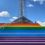 LGBT e Homoafetividade / escada da Torre de TV de Brasília Foto: Divulgação/Brasília Orgulho