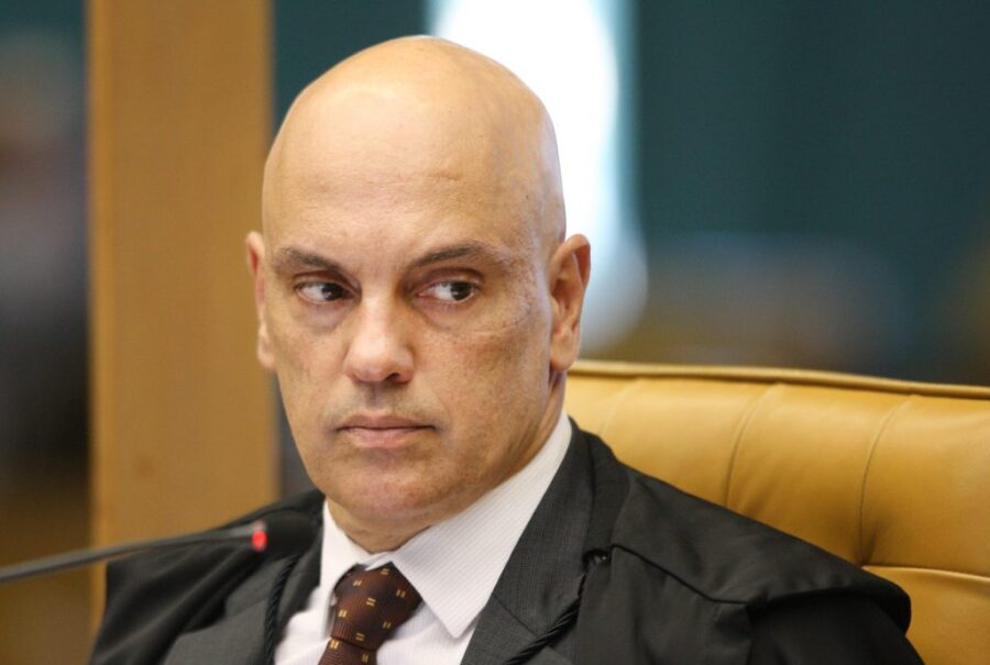 O ministro Alexandre de Moraes votou para tornar réus mais 70 pessoas indiciadas  acusadas de participarem dos atos golpistas de 8 de janeiro. Foto: Nelson Jr./STF