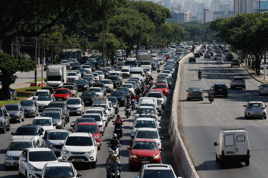 Trânsito em São Paulo. Foto: Fernando Frazão/Agência Brasil