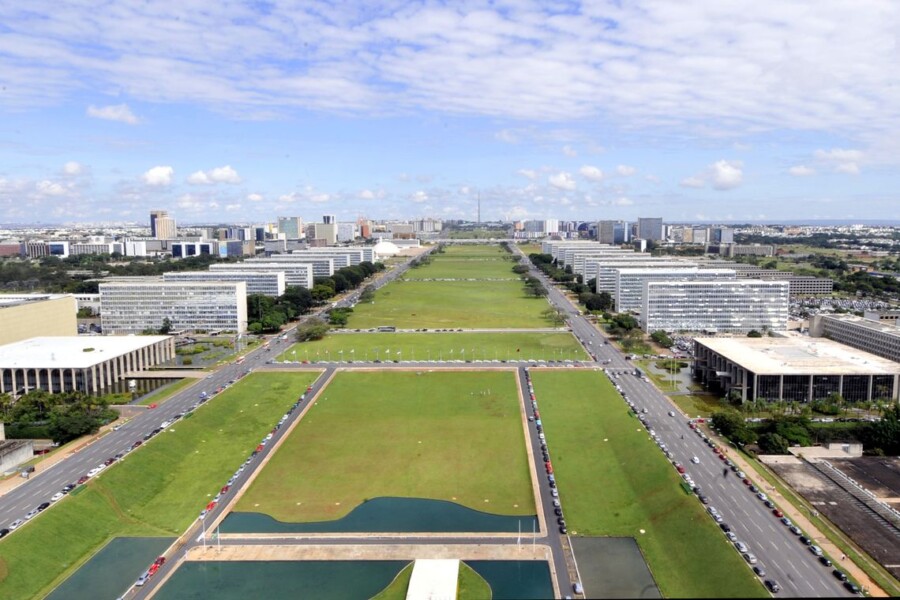 Esplanada dos Ministérios, em Brasília. Foto: Marcello Casal Jr/ABr