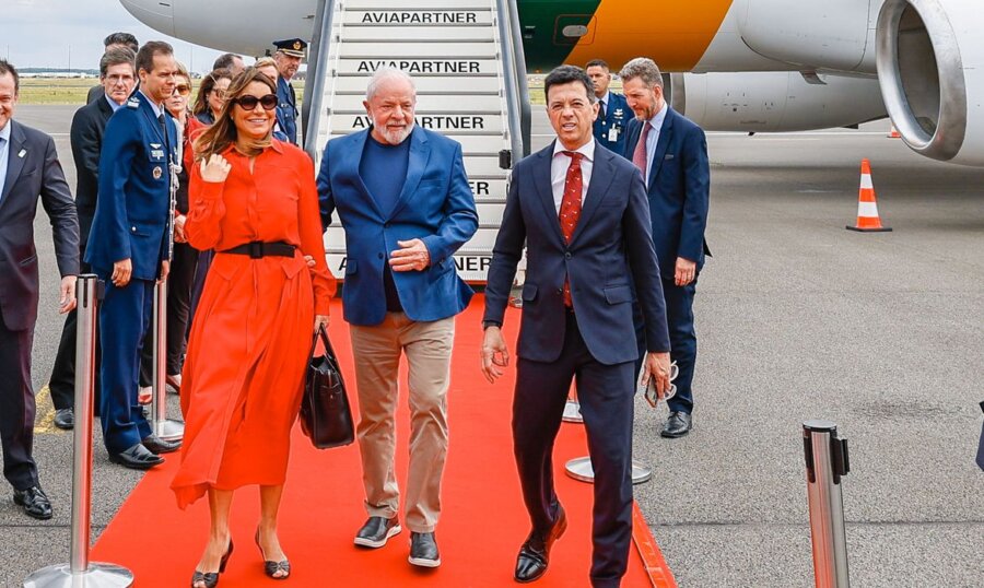 Lula desembarcou na Bélgica no domingo. Foto Ricardo Stuckert/ PR